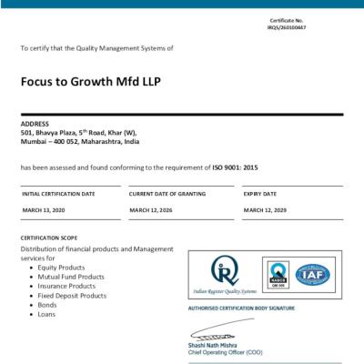 Focus To Growth Mfd Llp Nabcb Qms