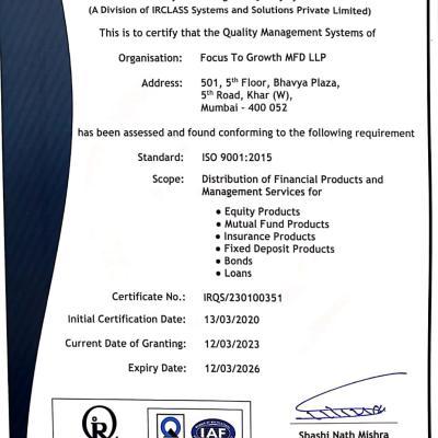 Iso Certificate 1